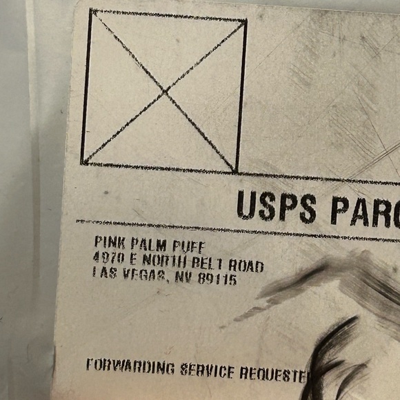 Pink Palm Puff Graphic hoodie - Picture 4 of 4